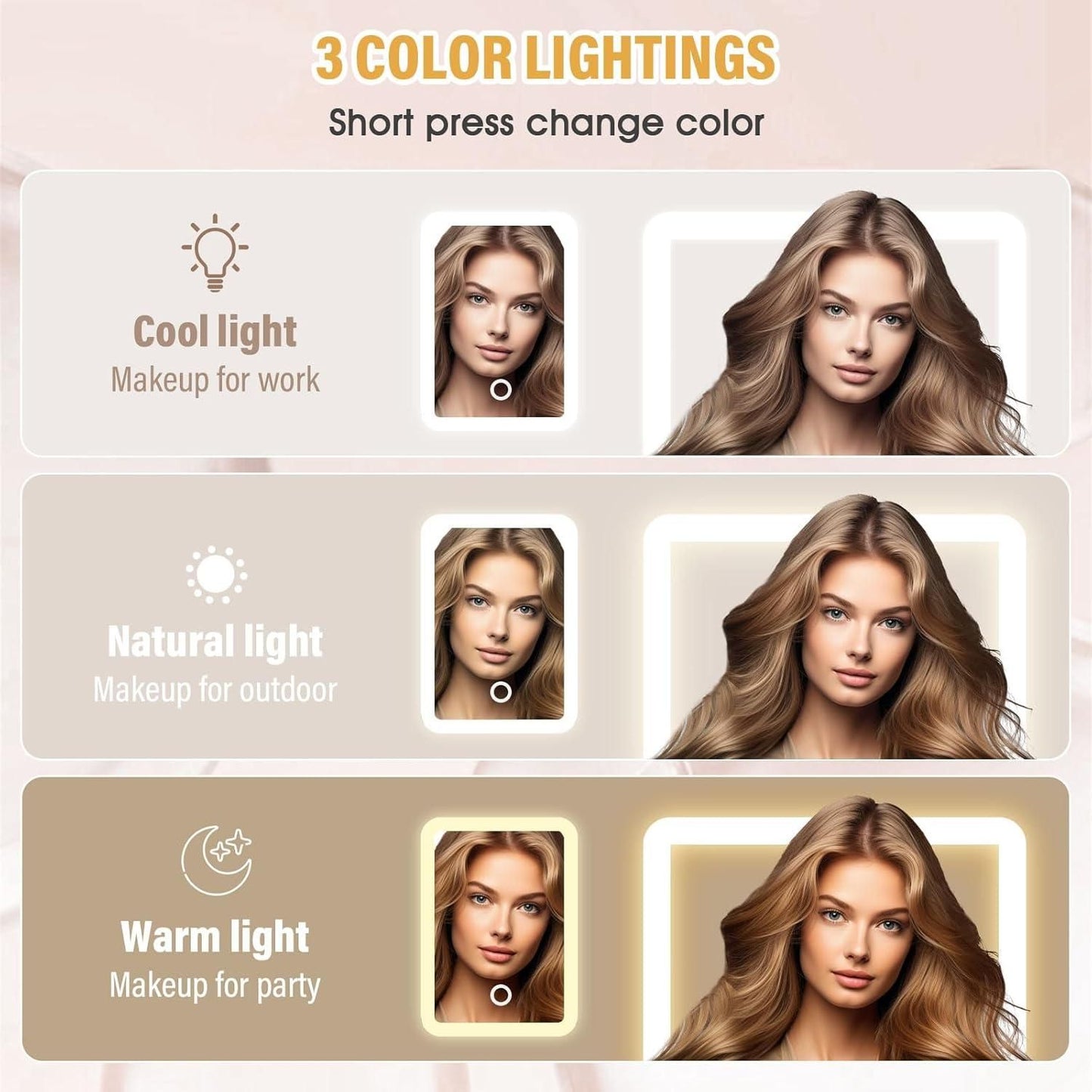 All-in-One LED Vanity Mirror Box