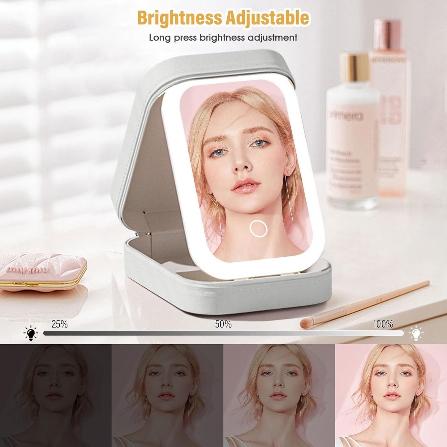 All-in-One LED Vanity Mirror Box